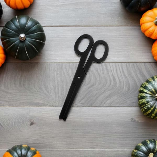Gigantisk klovnekam og saks Halloween-rekvisit til cosplay-begivenheder 1 sæt
