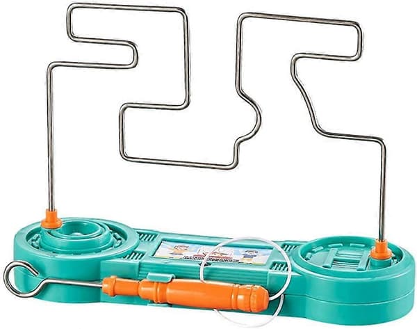 Don't Buzz Wire Game Bump Maze Toy Klassiskt Bordsspel, Wire Ringer Hand Stable E