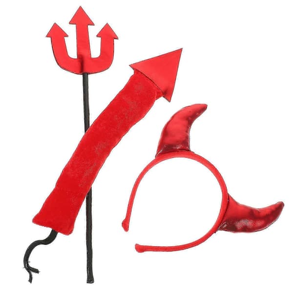 Horn-hodebånd Halloween Horn-hodebånd for cosplay 1 sett
