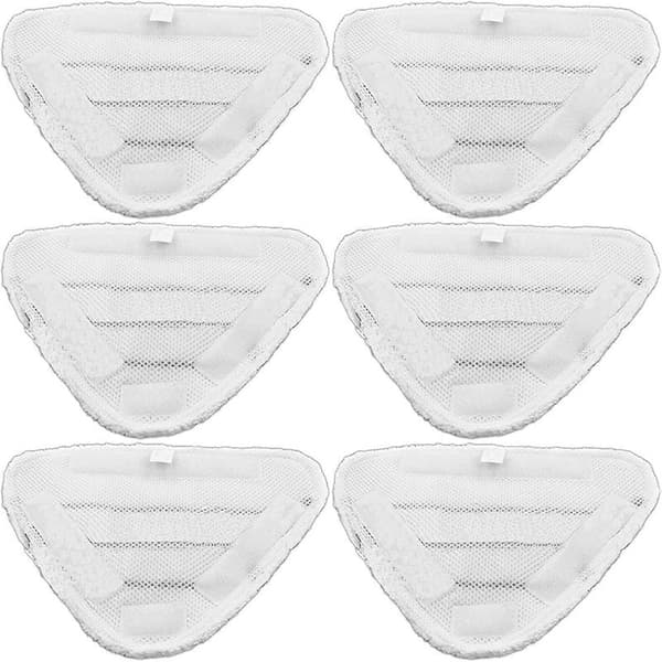 Pakke med 6 vaskbare puter for Beldray 5-i-1 og 9-i-1 dampmopper. [GKS]