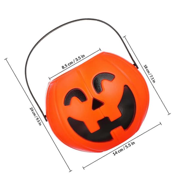 Halloween græskarkurv kreativ plastikspand til