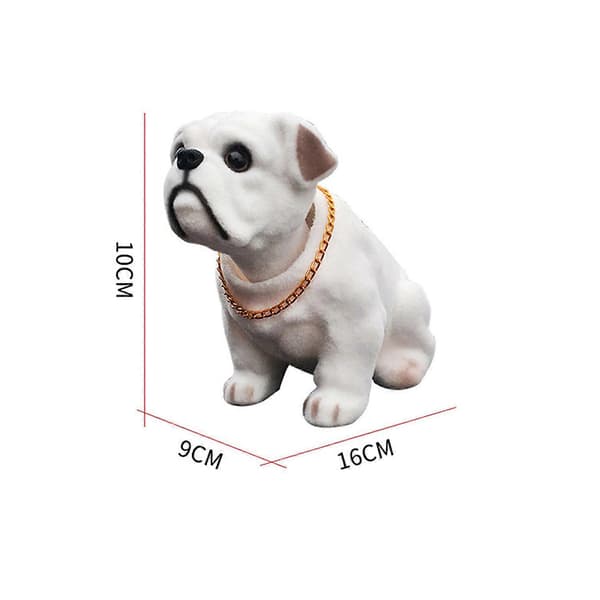 Söt bobblehead hund bilprydnad