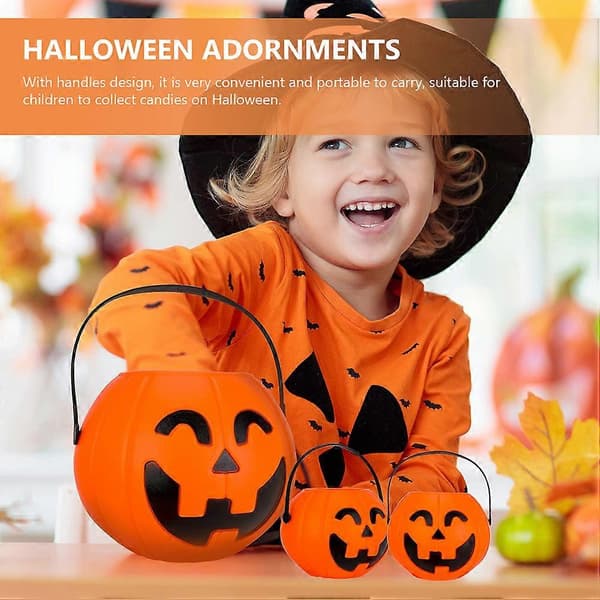 6 st dekorativa godishinkar Halloween pumpahinkar för fest