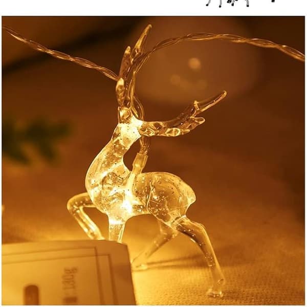 Renslinga 3m 20 LED Älg Juldekorationer