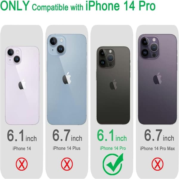 iPhone 14 Pro - TPU-skal med extra kameraskydd