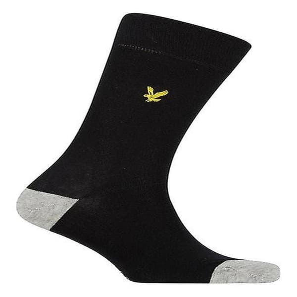 Lyle and Scott Graham 5-pak strømper til mænd - sort/blå