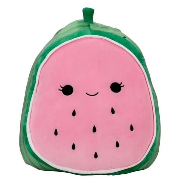 Squishmallows 20 cm Vesimeloni - Wanda, Pehmeä Pehmolelu