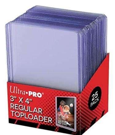 Toploader Korthållare - Topload Kortfickor - 25-pack