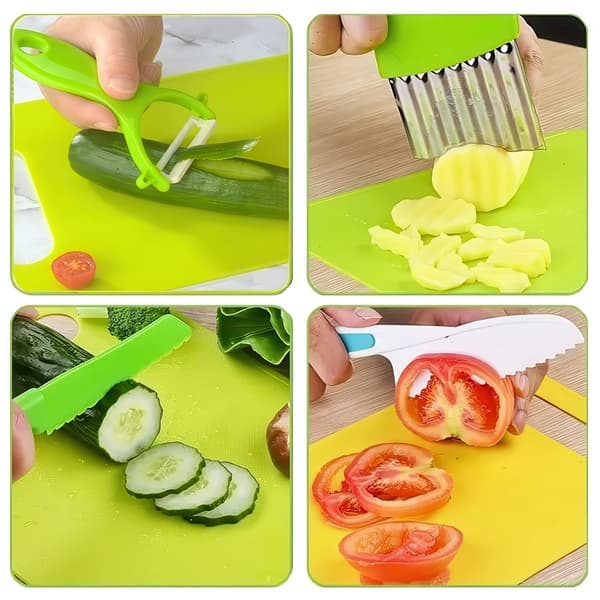 Knivsæt til børn, 6 dele - Børnevenlige knive