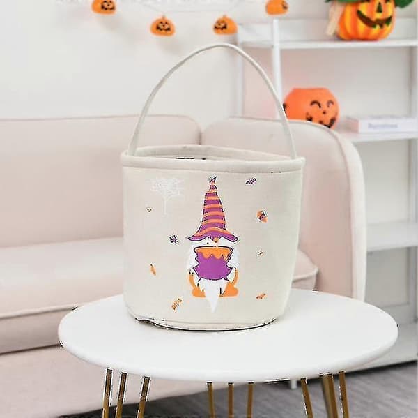 Vackra Halloween-godishinkar, korgar och väskor