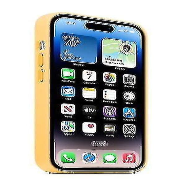 Silikoneetui til iPhone 14 Pro - ya01 (FMY) Sunglow