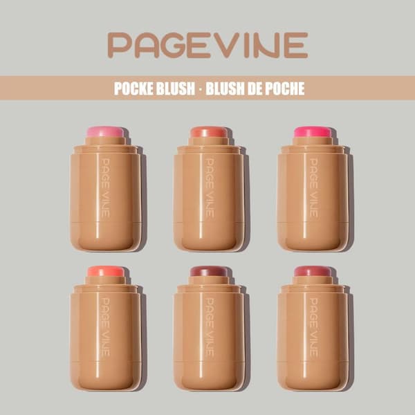 Pocket Blush Stick - Bærbar leppe- og kinnrouge toasted teddy
