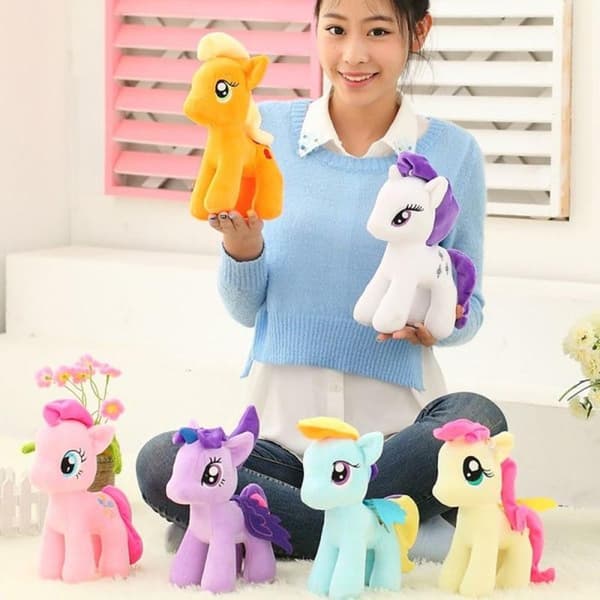 25CM My Little Pony Unicorn Leker BLÅ blå blue