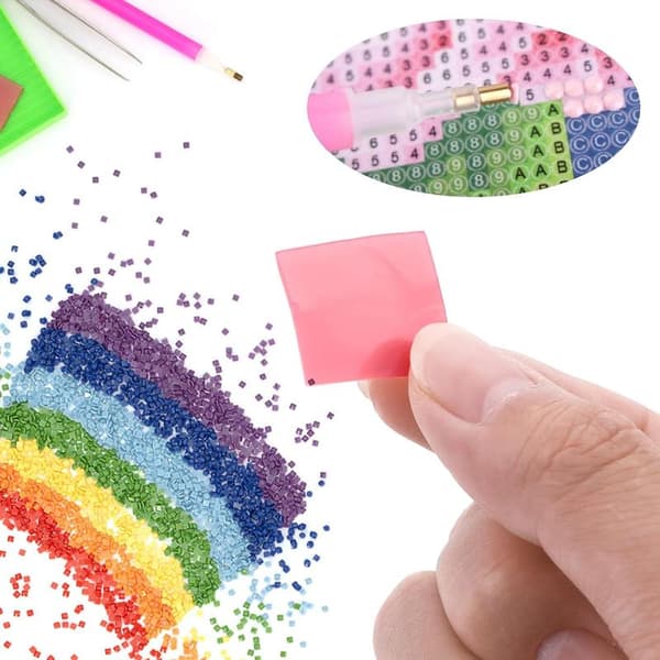 Diamantmålningslimlera, 32 st DIY Diamantmålning Vax