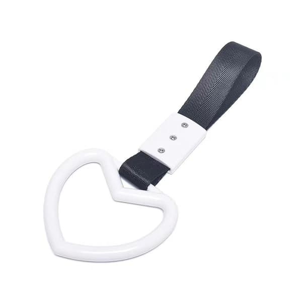 Ring Hjärta JDM Tågbuss Handtag Handrem PVC Plast Drift Ch C2