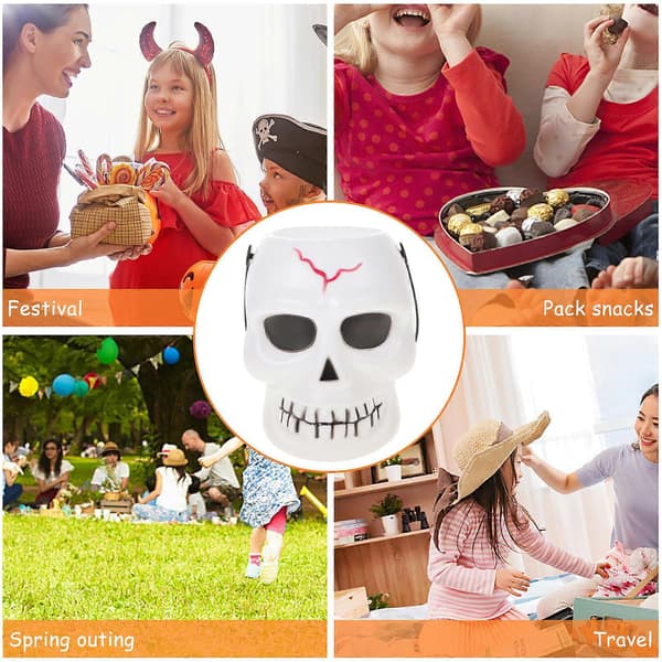 Halloween-burk för godisförvaring dekorativ korg