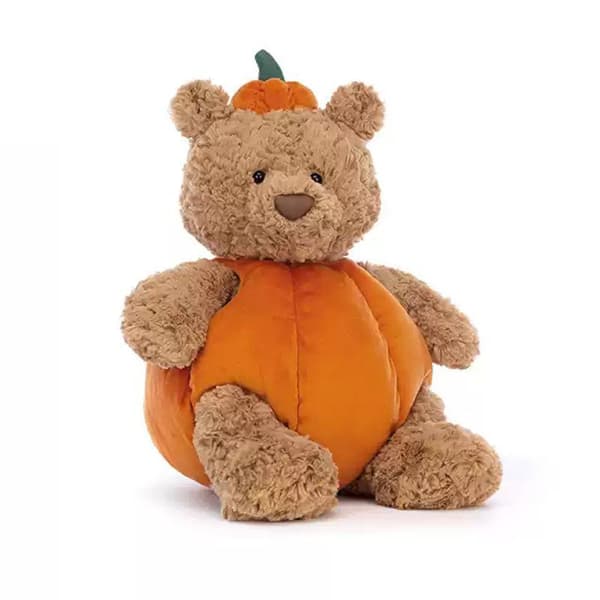 Jellycat Græskar Bjørn 38cm