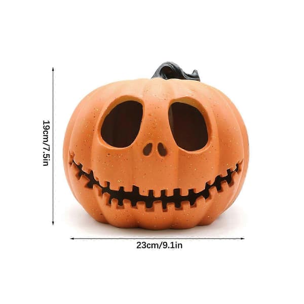 Pumpkinallykta Halloween-belysning urholkad pumpa scen Halloween-dekoration