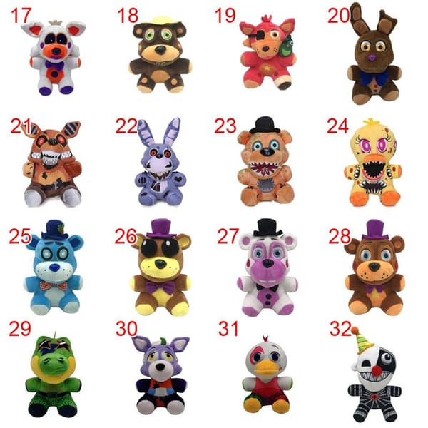 18-25 cm FNAF pehmolelu Fakbear Bear Doll k