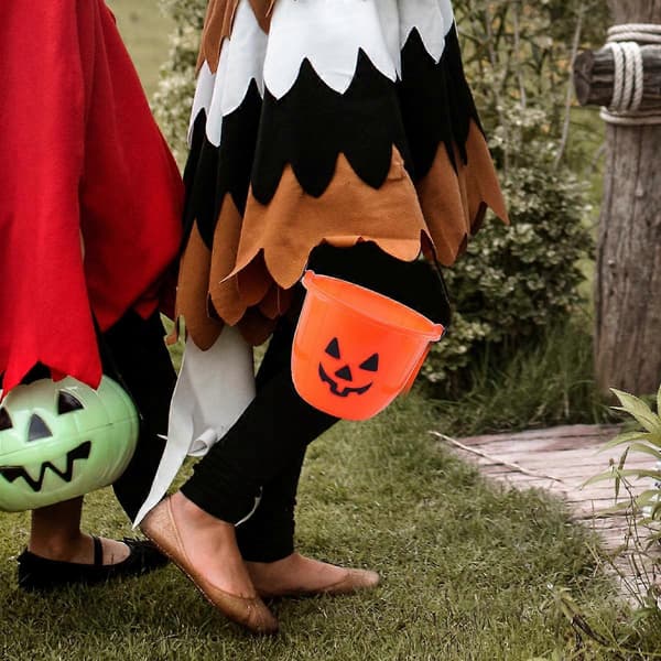 Halloween-fest förvaringstunna godishink 2 st