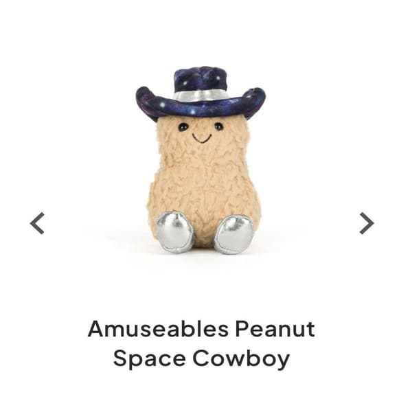 Jellycat plysdyr, Peanuts Star