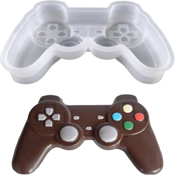 Silikone Kageform 3D Spilcontroller Silikoneforme Chokolade Fondant DIY Former Spilcontroller Form Bageform Chokolade Gelé Isterninger Slik (FMY)