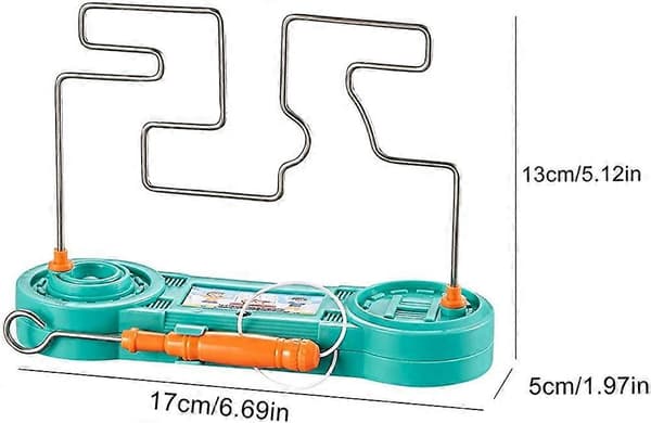 Don't Buzz Wire Game Bump Maze Toy Klassiskt Bordsspel, Wire Ringer Hand Stable E