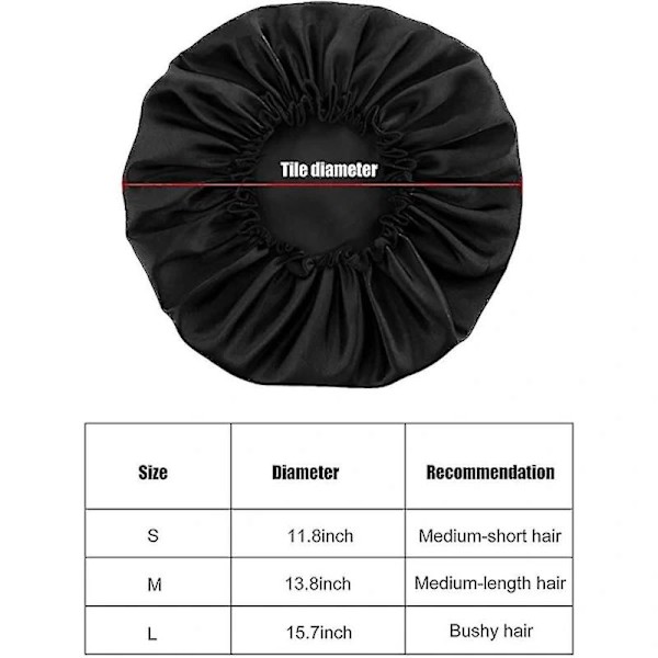 3-pack Satängmössor för Sömn