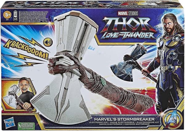 Marvel Studios Thor: Love And Thunder Marvels Stormbreaker Elektronisk Øks Rollespill Leke Med Lydeffekter For Barn Fra 5 År Og Oppover