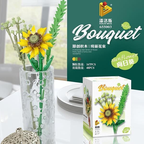 DIY Blomsterarrangement Sett med Konserverte Roser - Valentinsdagsgave-FX- Starlight Cafe  589 granules