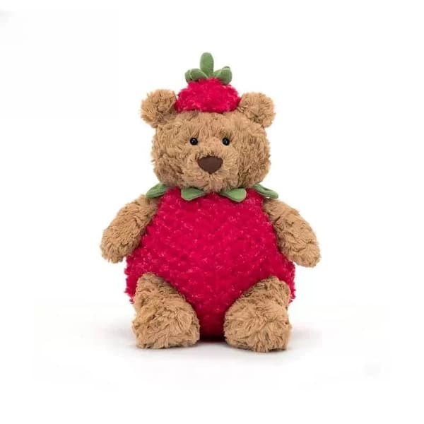 Jellycat Strawberry Barcelona Bear 26cm