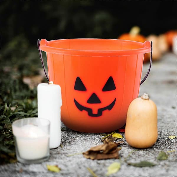 Halloween-fest oppbevaringstønne godteribøtte 2 stk