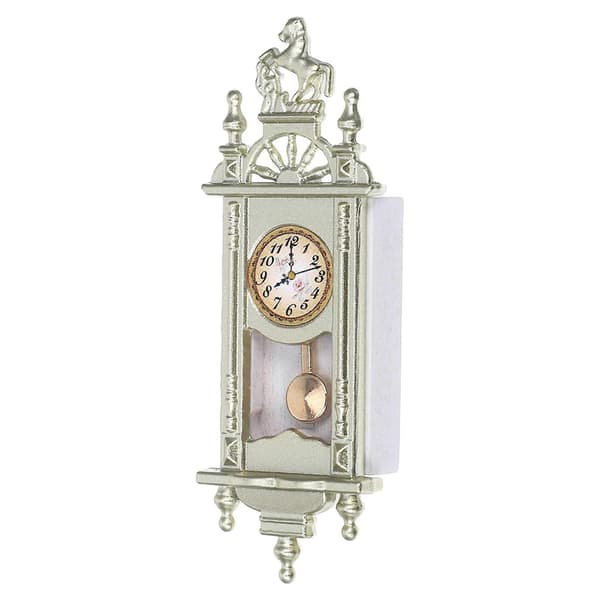 Mini Pendelklokke for Dukkehusdekorasjon 2 stk Retro Mini Huspynt