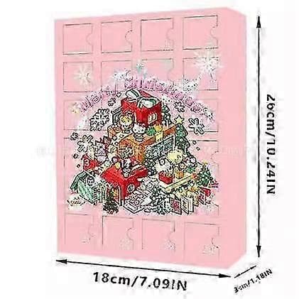2025 Julkalender Blind Box 24 st Överraskningsjulklapp ZZ43 Stitch D soft rubber and PVC