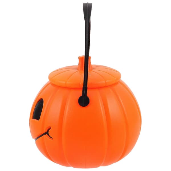 Plastik græskar slikholder Halloween fest græskarspand til