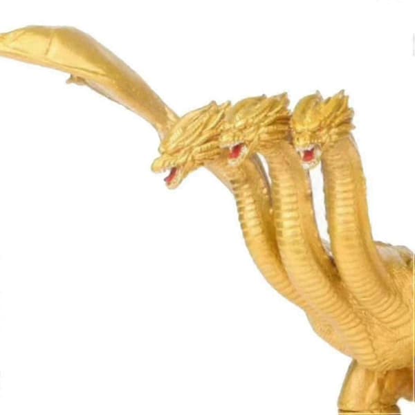 King Ghidorah Gyllene 3-hövdad drake - PVC Actionfigur Samlarobjekt 2025