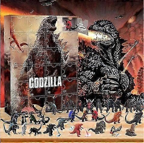 2025 Julekalender Godzilla Julekalender Blind Box Legetøj