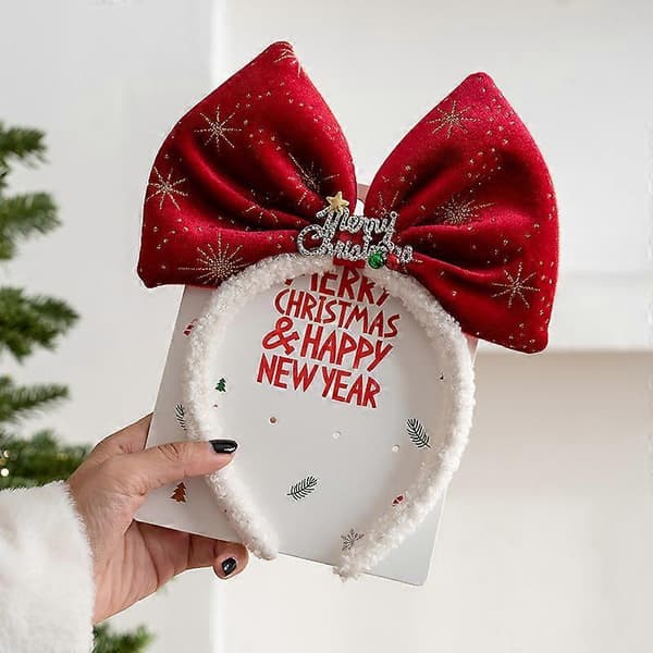 Julehodeplagg hårnål pannebånd horn pannebånd julegave gave til jenter gave barnepresent 21