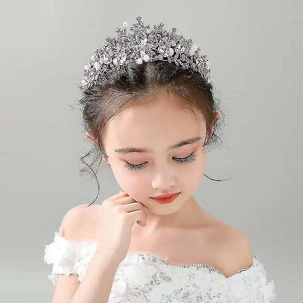Prinsesse Tiara Krone Dekor Brud Brudepike Bryllup For Jente Hodebånd