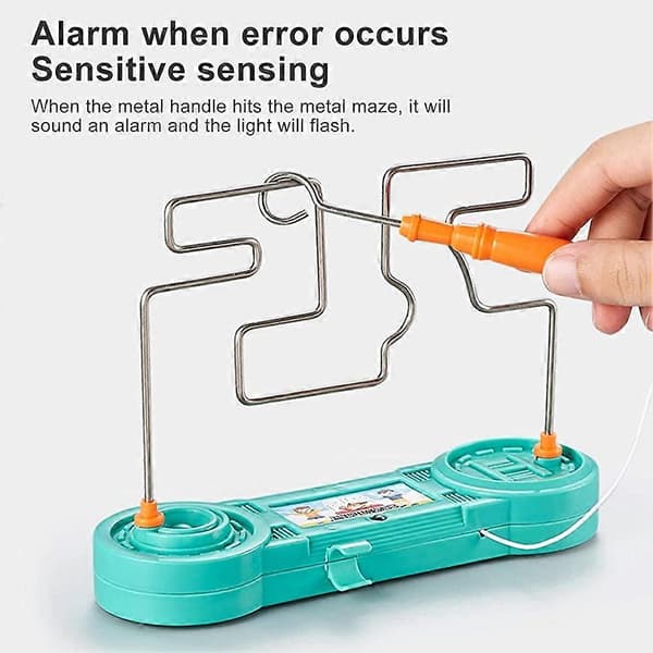 Don't Buzz Wire Game Bump Maze Toy Klassiskt Bordsspel, Wire Ringer Hand Stable E