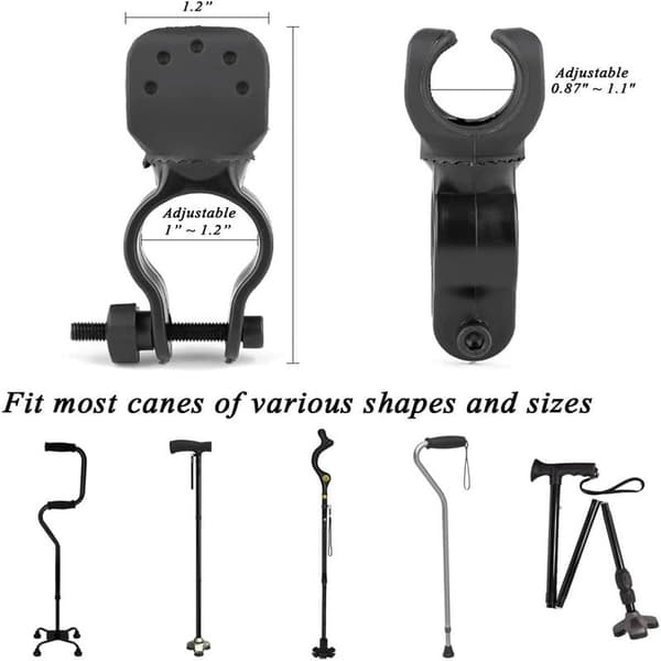 2 stk. Rollator Stokkeholder, Rollator, Rullestol - Universell