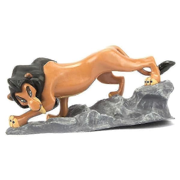 2025 9 stk. Løvernes Konge Simba Mufasa Nala Pumbaa Timon Figurlegetøj