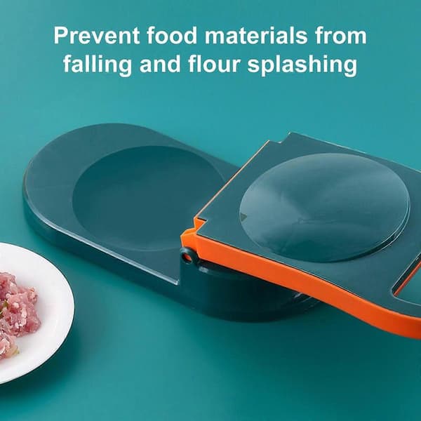 Dumpling Skin Chapati Maker Press Mold Håndtak Deigpresser Wrapper Form Kake Orange
