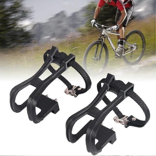 Väg Mountainbike Pedal Tåclips Nylon Tåclips Refleks Tåclips Cykeltilbehør[YJD]