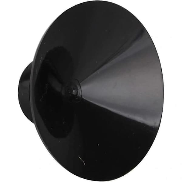 10-pak gummisugekopper til akvarium, sorte, 27 mm[co]