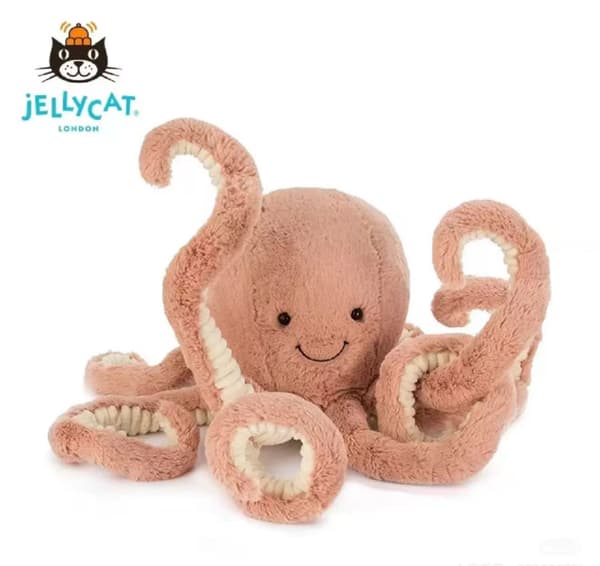 Jellycat Blæksprutte Plysdyr 40cm