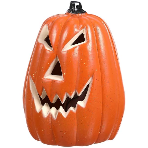 Halloween gresskarlampe LED lysende gresskarlykt Jack-o'-lantern figur for Halloween-festdekorasjon