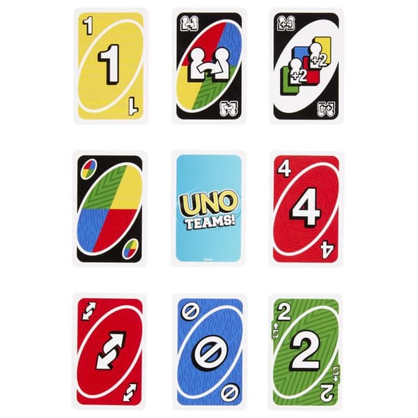 Mattel Uno Teams Klassisk Spil