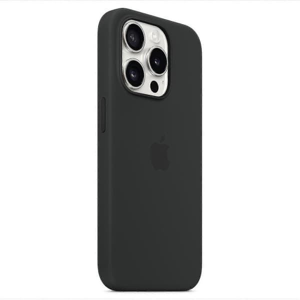 Silikoneetui til iPhone 15 Pro, MagSafe-kompatibelt (FMY) Sort Black Black iPhone 15 Pro