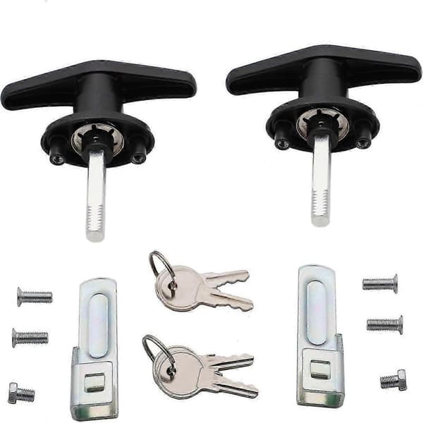 T-håndtakslås for lastebilkappe, lastebilplan, campingkall, like låser, passer Edition